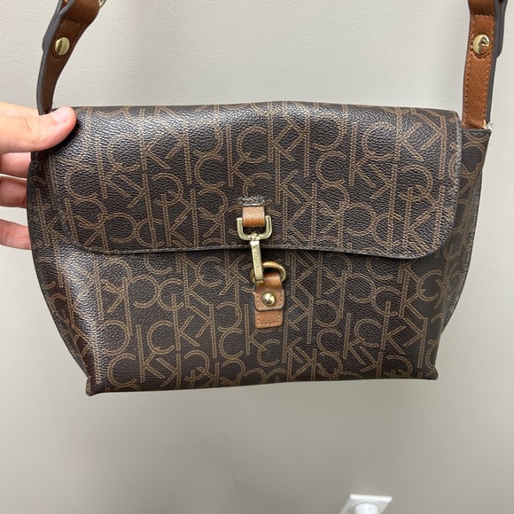 Calvin Klein Monogram Logo Crossbody Bag - Picture 2 of 6